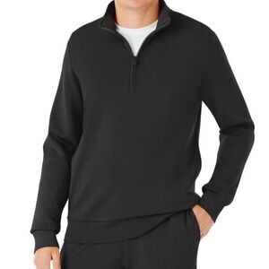 Men's Beige Quarter Zip Sweater